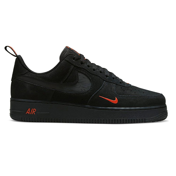 Nike Air Force 1 Low ’07 LV8 ‘Multi-Swoosh Black Crimson’ - Image 6
