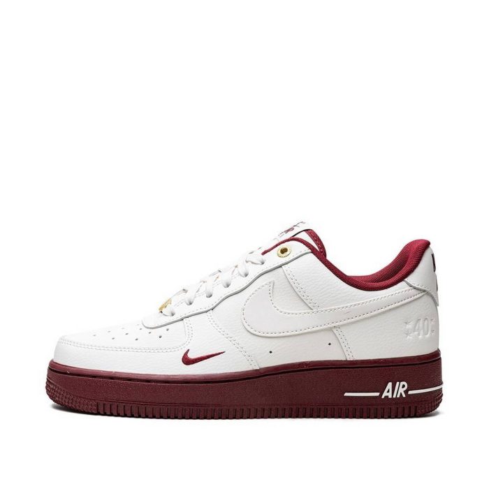 Nike Air Force 1 ’07 SE ’40th Anniversary – Sail Team Red’ Sneakers - Image 2