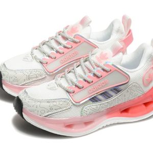 Alternative view of Adidas Marathon 9 Running Sneakers – White – Pinkrose