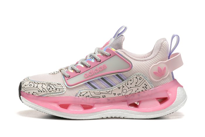 Adidas Marathon 9 Running Sneakers-White & Rose Pink - Image 5