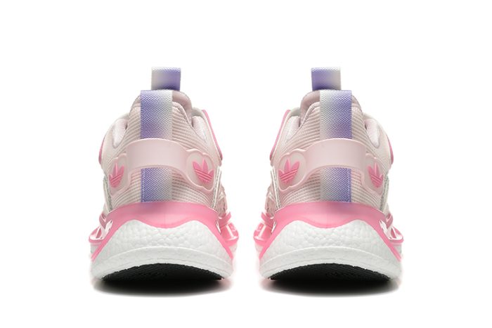 Adidas Marathon 9 Running Sneakers-White & Rose Pink - Image 3