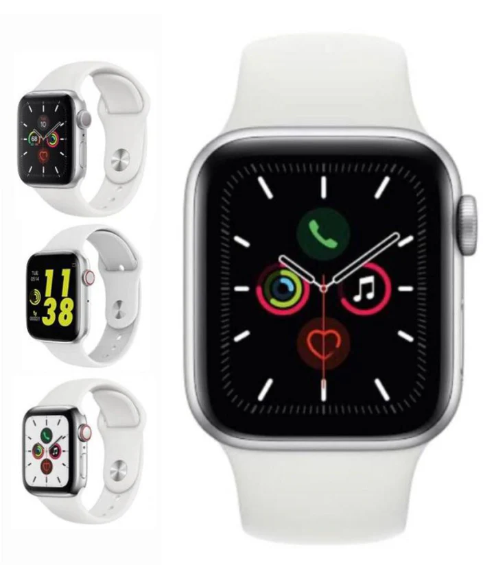 T500 Plus Smart Watch - White - Image 2