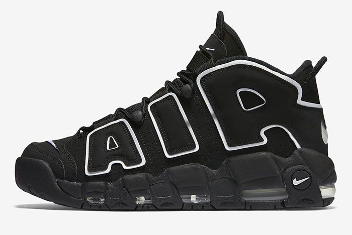 Nike Air More Uptempo – Black - Image 3