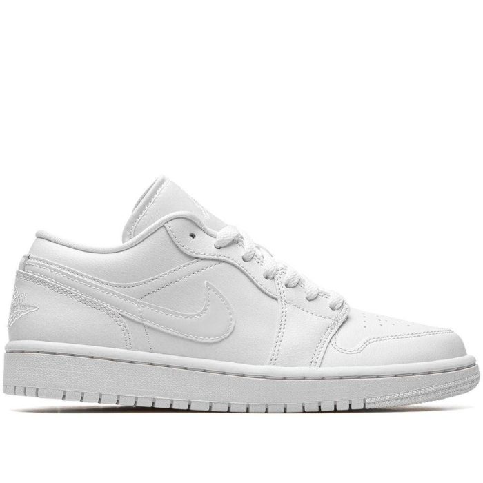 Nike Air Jordan 1 Low -Triple White - Image 3