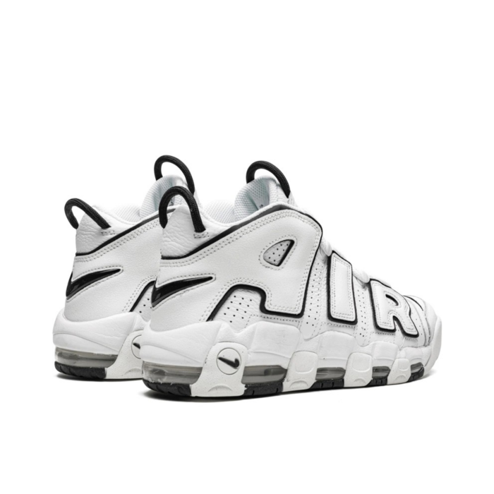 Nike Air More Uptempo – White – Black - Image 5