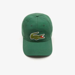 Alternative view of Lacoste Big Crocodile Adjustable Green Cotton Cap