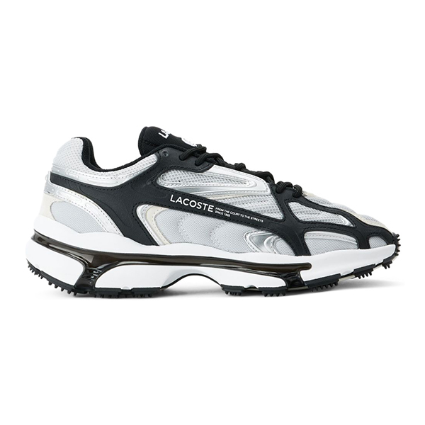 Lacoste L003 2K24 Mesh – Black, White, Light Grey
