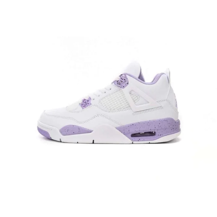 Air Jordan 4 Retro “Purple Oreo” Sneakers - Image 5