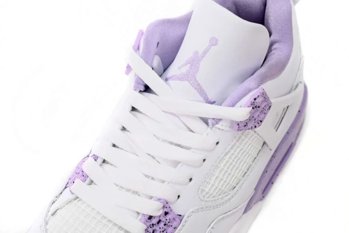 Air Jordan 4 Retro “Purple Oreo” Sneakers - Image 2