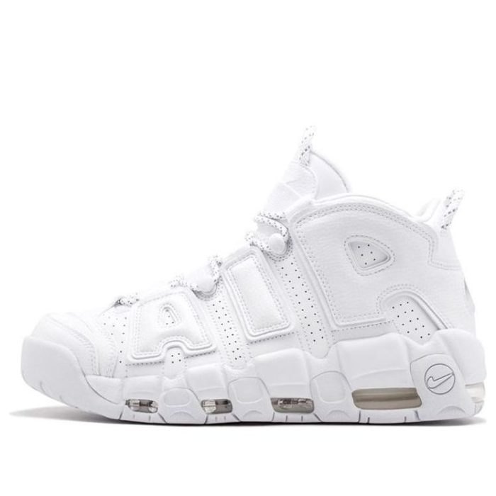 Nike Air More Uptempo – Triple White - Image 6
