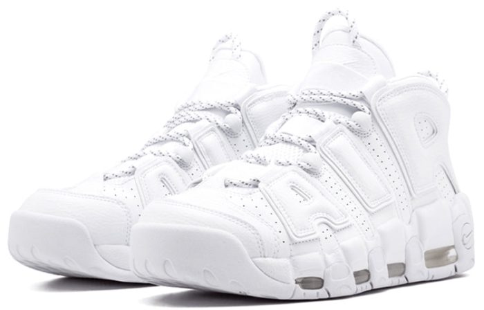 Nike Air More Uptempo – Triple White - Image 5