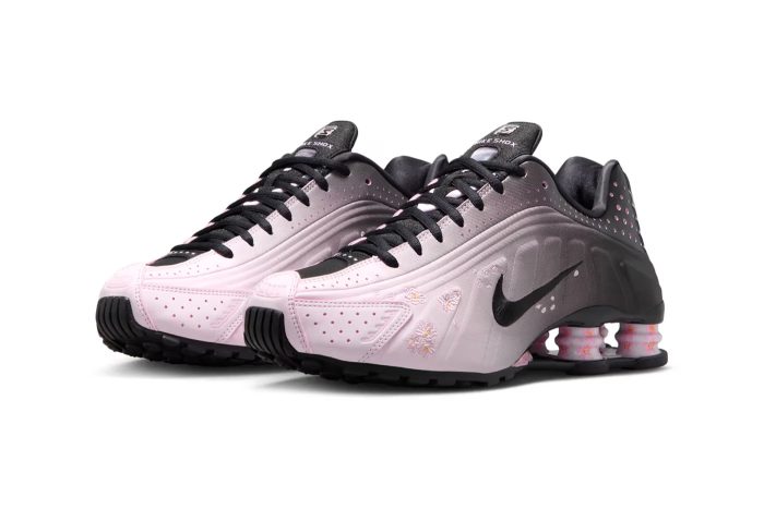Nike Shox R4 “Sakura” – ‘Regal Pink – Black’ - Image 2