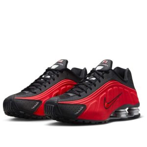 Alternative view of Nike Shox R4 “University Red & Black”