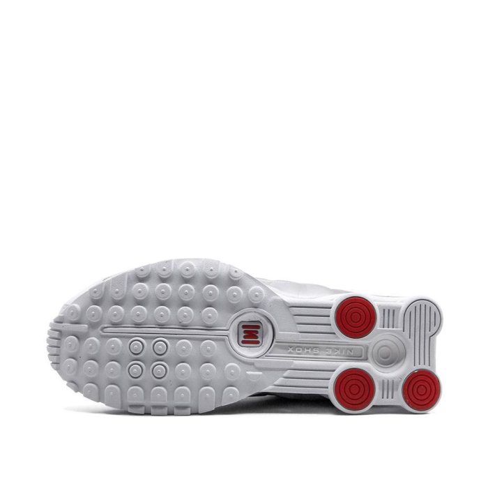 Nike Shox R4 “White – Metallic Silver” Sneaker - Image 3