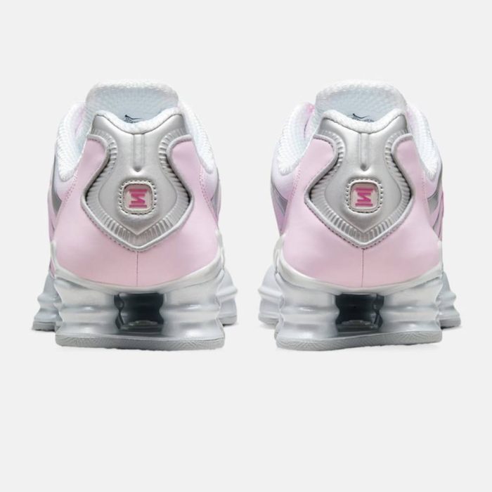 Nike Shox TL – “White – Pink- Metallic Platinum” Sneakers - Image 4