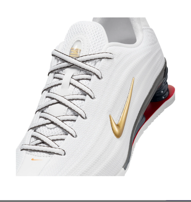 Nike Shox Z ‘White Metallic Gold’ Sneakers - Image 6