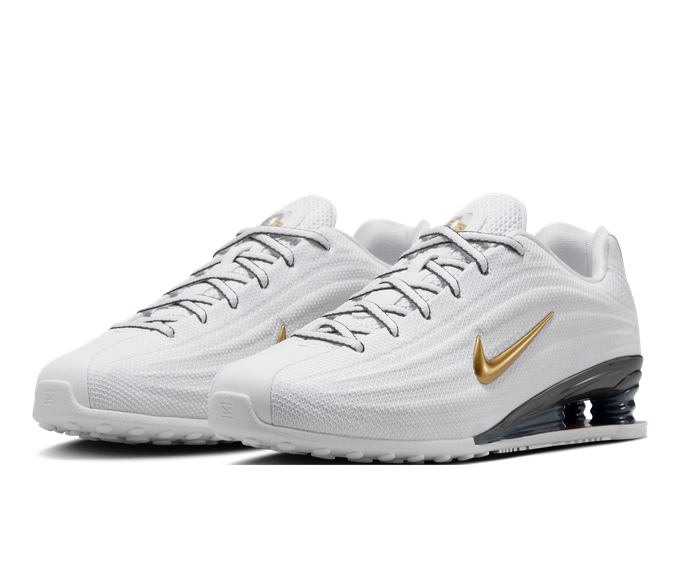 Nike Shox Z ‘White Metallic Gold’ Sneakers - Image 2