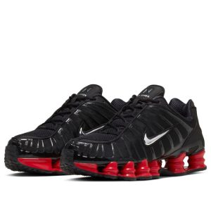 Alternative view of Nike x Skepta Shox TL “Black – University Red” Sneakers