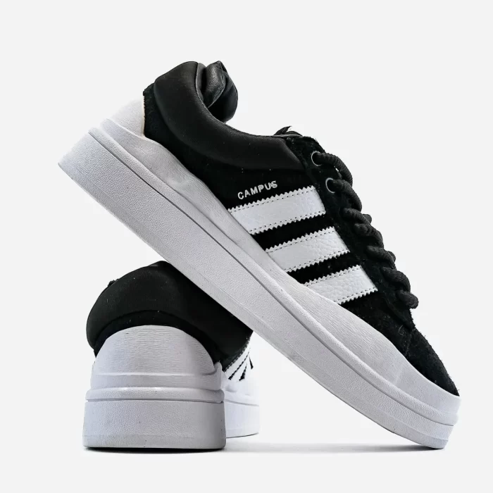 Adidas Campus x Bad Bunny – “Black & White” Sneakers - Image 3