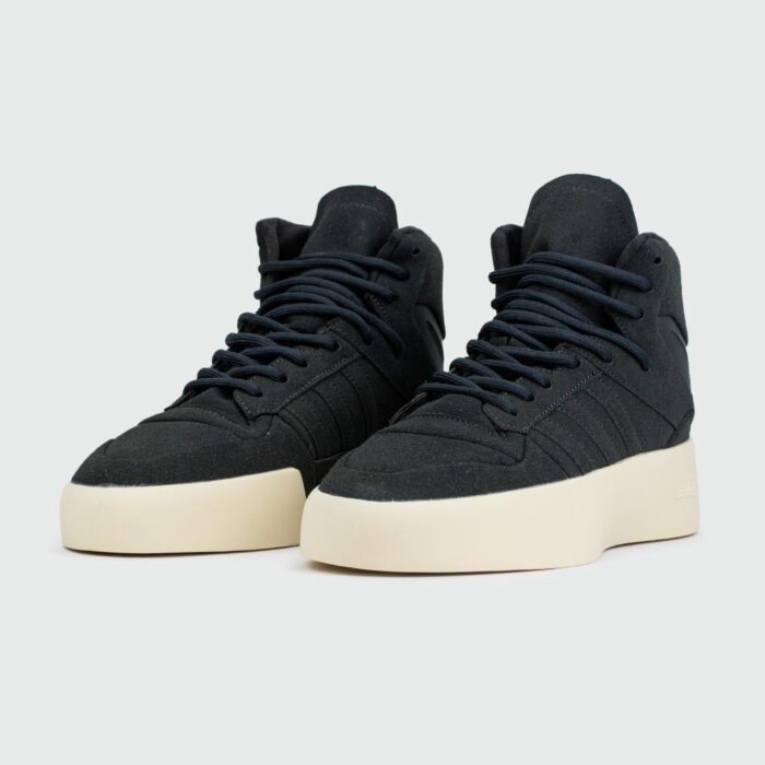 Adidas x Fear of God Athletics ’86 High ‘Sesame’ Black Sneakers - Image 2