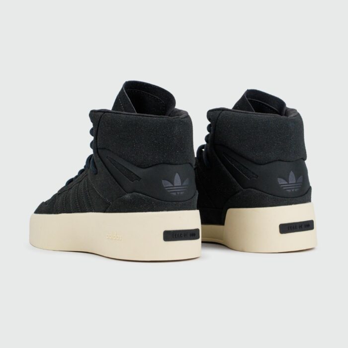 Adidas x Fear of God Athletics ’86 High ‘Sesame’ Black Sneakers - Image 4