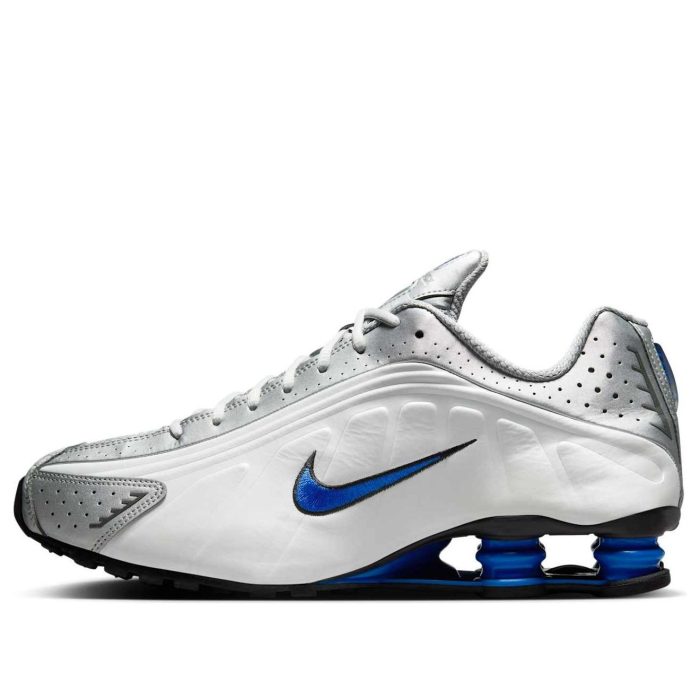 Nike Shox R4 ‘Orlando White Metallic Silver’ – Racer Blue Sneaker - Image 5
