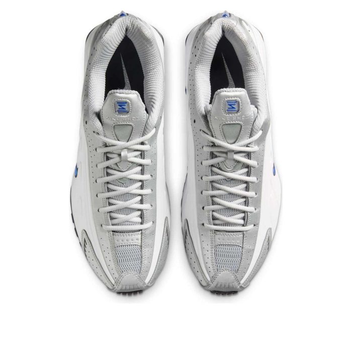 Nike Shox R4 ‘Orlando White Metallic Silver’ – Racer Blue Sneaker - Image 6