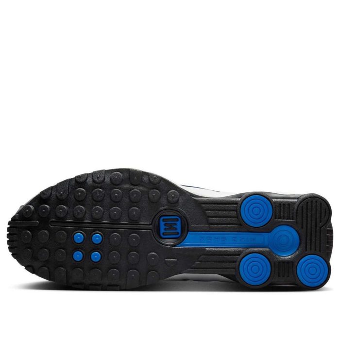 Nike Shox R4 ‘Orlando White Metallic Silver’ – Racer Blue Sneaker - Image 3
