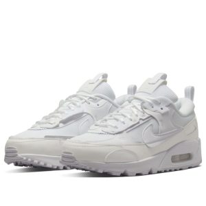 Alternative view of Nike Air Max 90 Futura ‘Triple White’ Sneakers