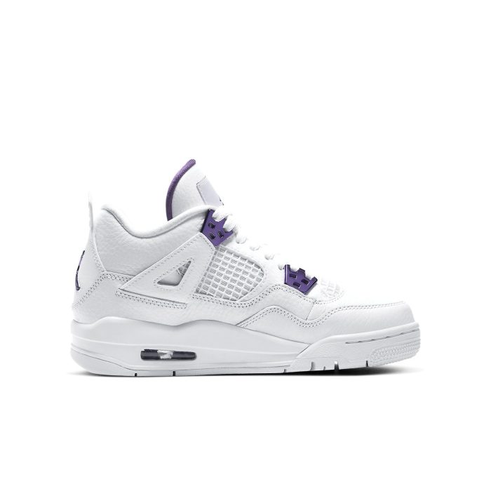 Air Jordan 4 Retro “Metallic Pack – Purple” Sneakers - Image 3