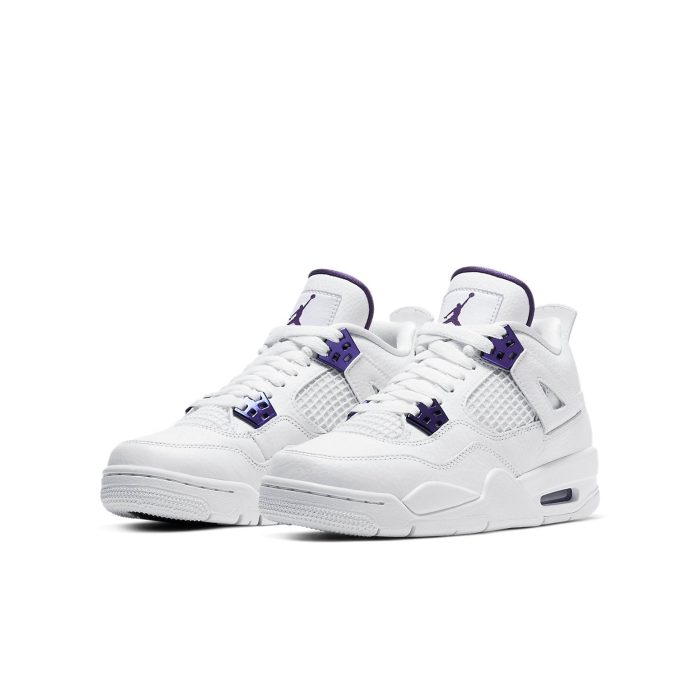Air Jordan 4 Retro “Metallic Pack – Purple” Sneakers - Image 2