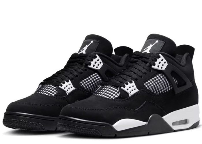 Jordan 4 Retro White Thunder Sneakers - Image 2