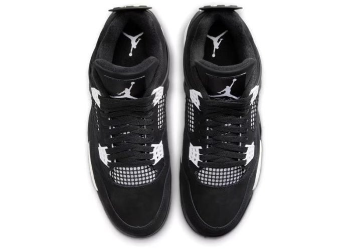 Jordan 4 Retro White Thunder Sneakers - Image 3