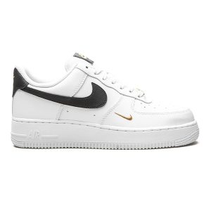 Nike Air Force 1 Low Essential “White/Black/Gold” Sneakers