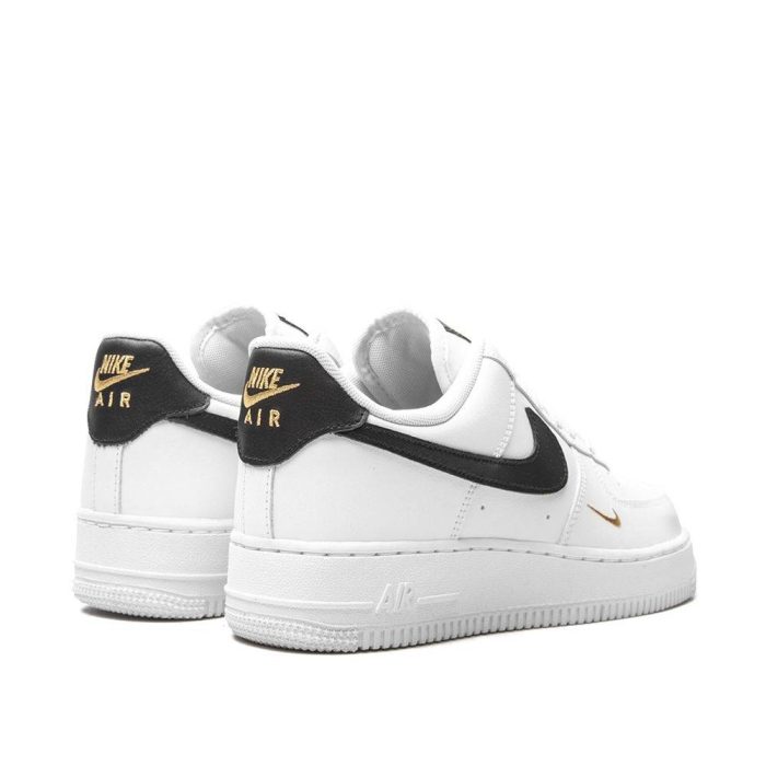 Nike Air Force 1 Low Essential “White/Black/Gold” Sneakers - Image 2