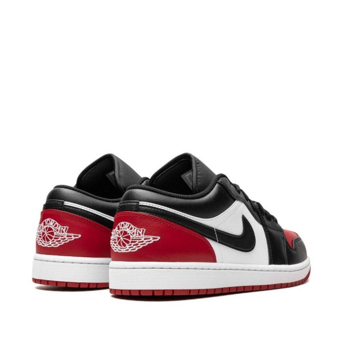 Nike Air Jordan 1 Low “Bred Toe” Sneakers - Image 2
