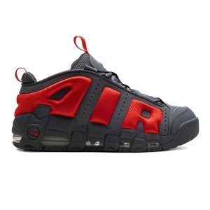 Nike Air More Uptempo ” Dark Grey/Metallic Silver/Light Crimson” Sneakers