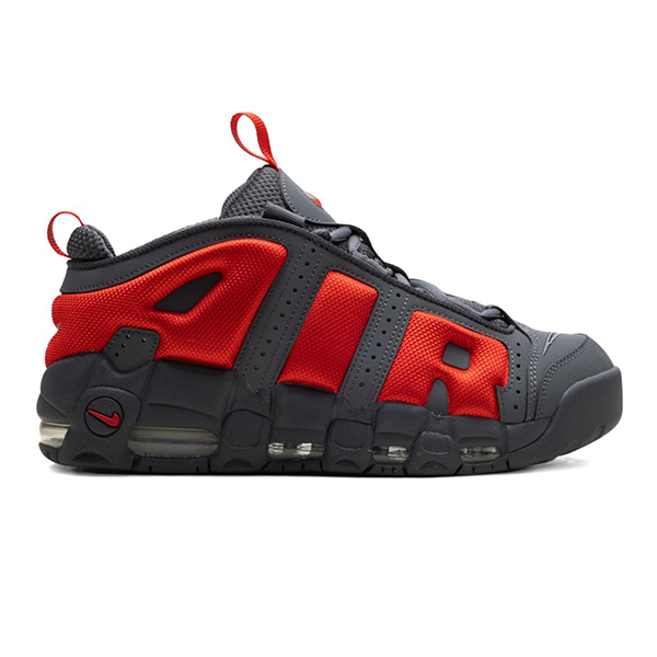 Nike Air More Uptempo ” Dark Grey/Metallic Silver/Light Crimson” Sneakers