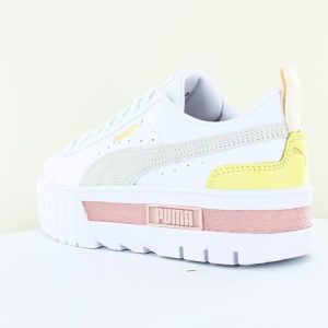 Alternative view of Puma Mayze “White, Beige, Pink, Yellow”