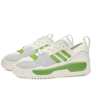 Alternative view of Adidas Y-3 Rivalry “Off White/Team Rave Green/Wonder Silver” Sneakers